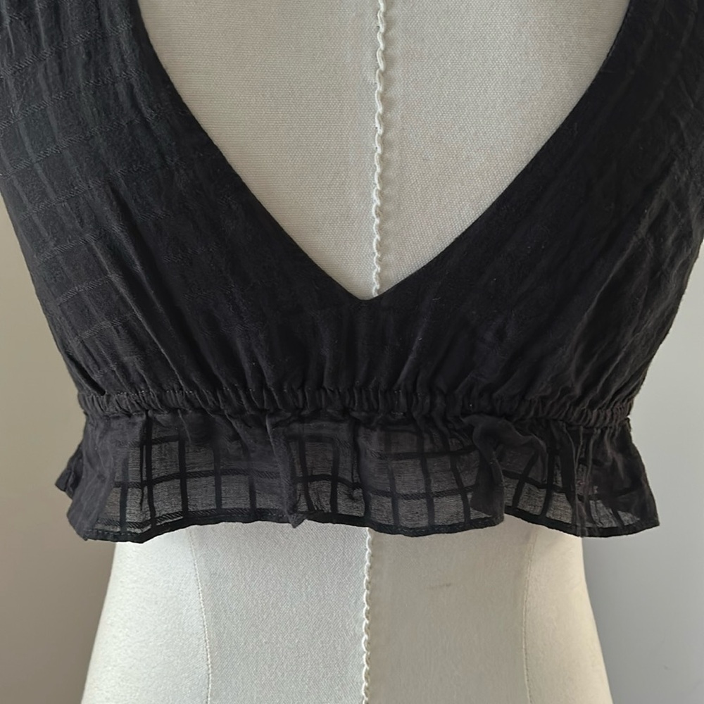 MAJORELLE Black Ruffled Bra Intimates - Picture 7 of 9